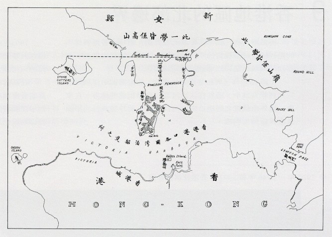Map_of_Hong_Kong_in_First_Convention_of_Peking_in_1860